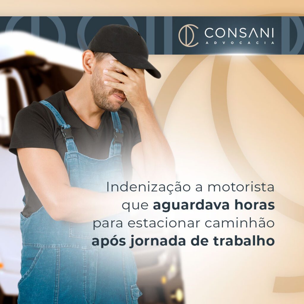 Empresa é condenada a indenizar por danos morais motorista que aguardava horas para estacionar caminhão após jornada de trabalho