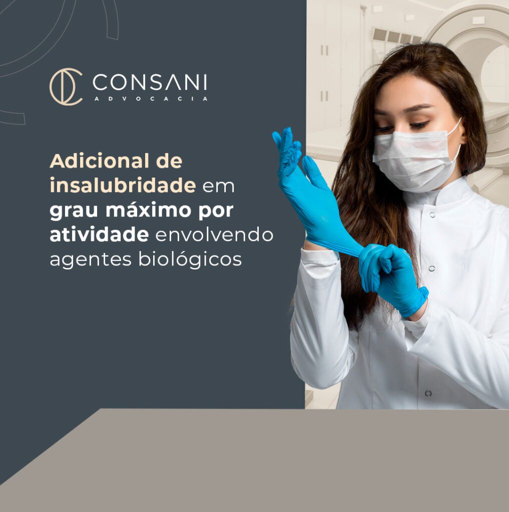 Técnica de enfermagem receberá adicional de insalubridade em grau máximo por atividade envolvendo agentes biológicos